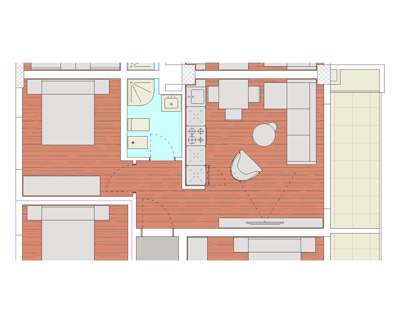 Apartament 1+1 modeli 2