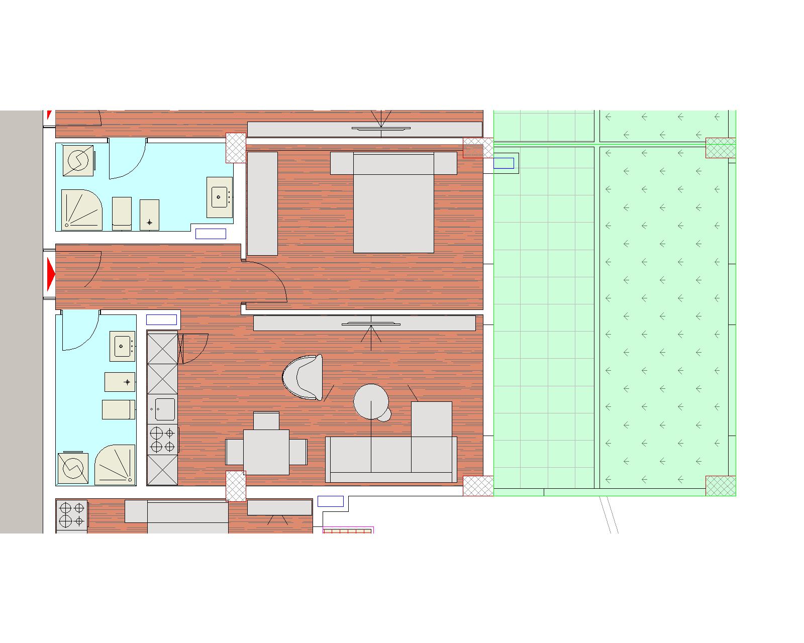 Apartament 1+1 modeli 4