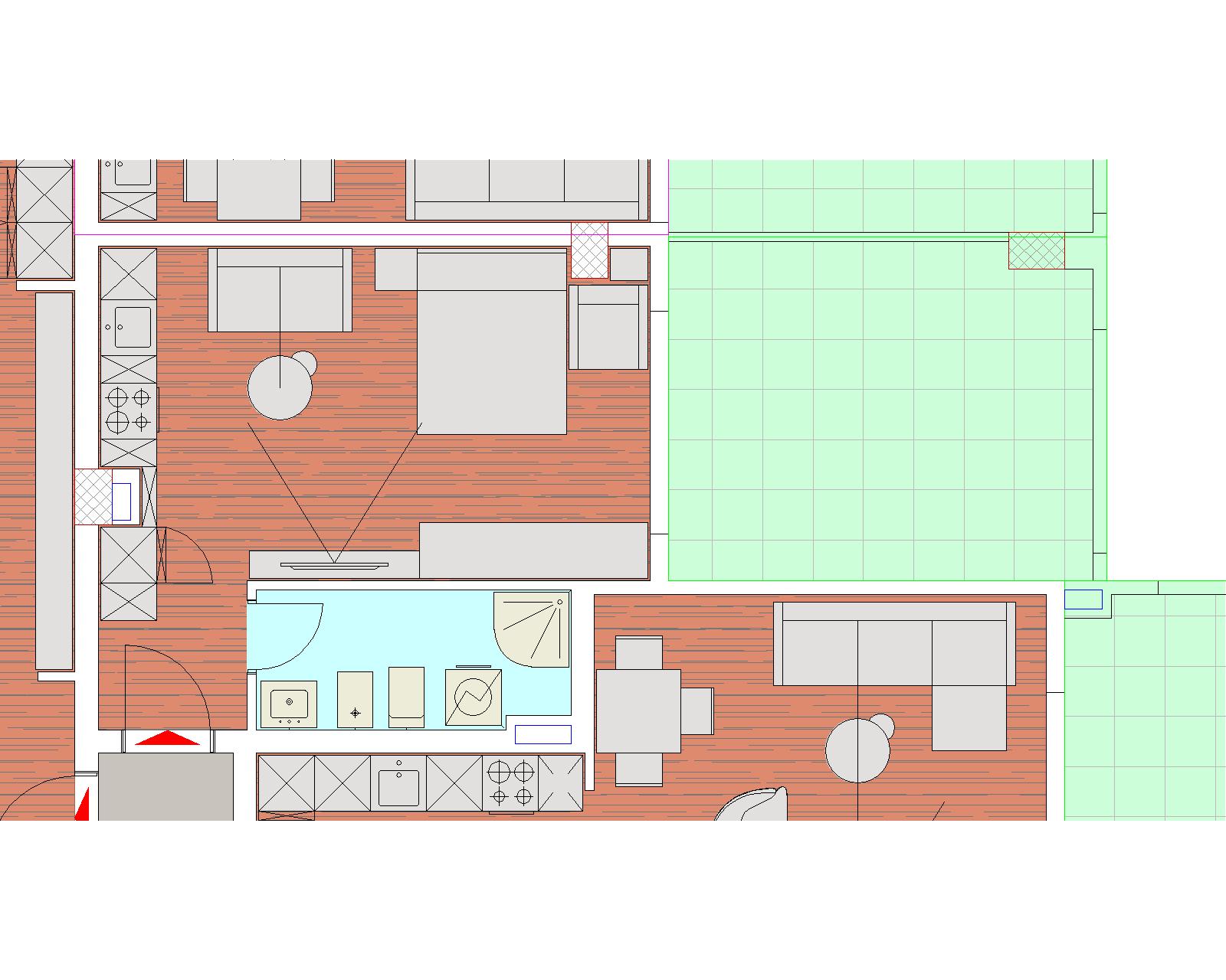 Studio apartament modeli 4